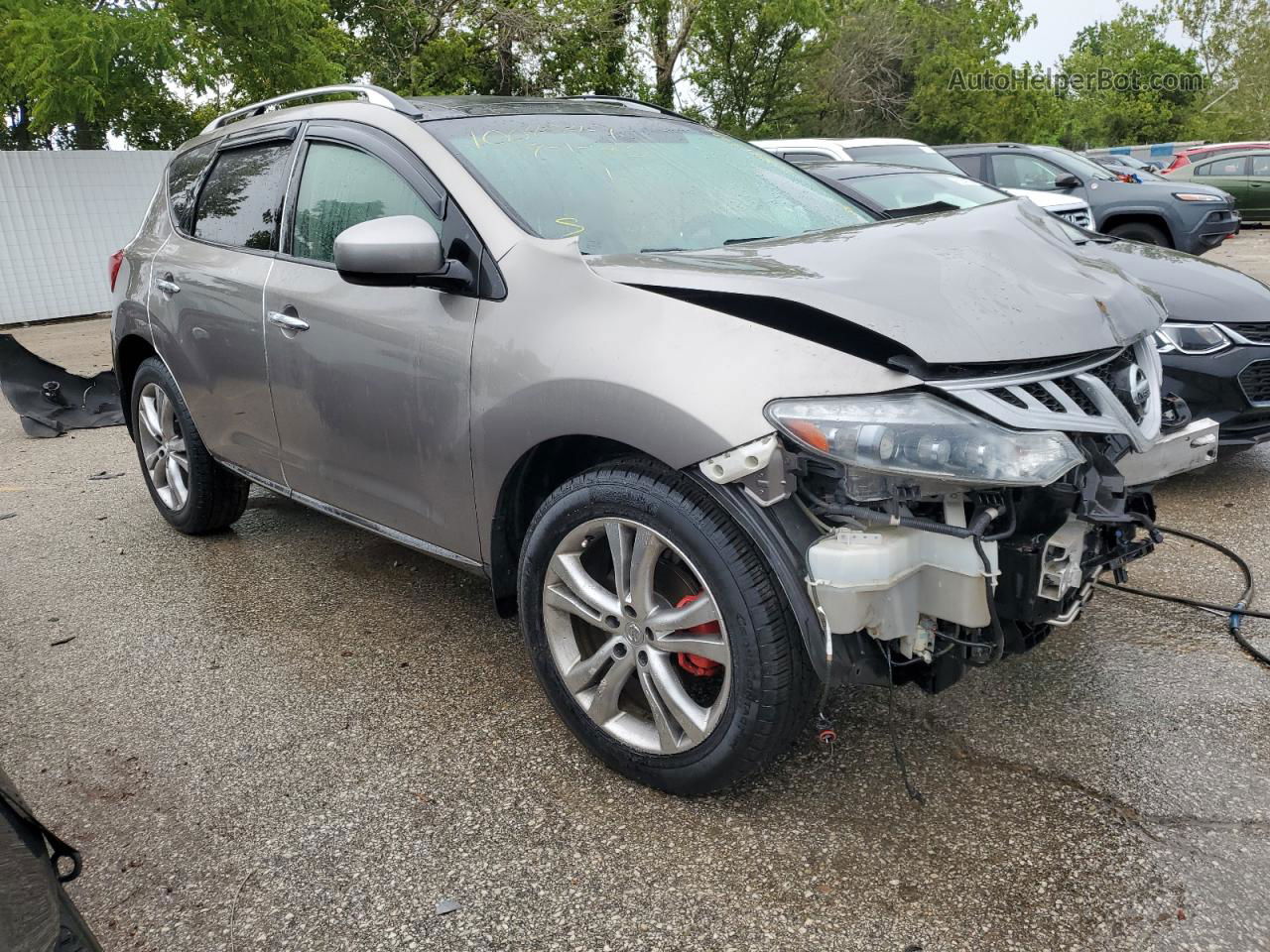 2010 Nissan Murano S Silver vin: JN8AZ1MW9AW127167