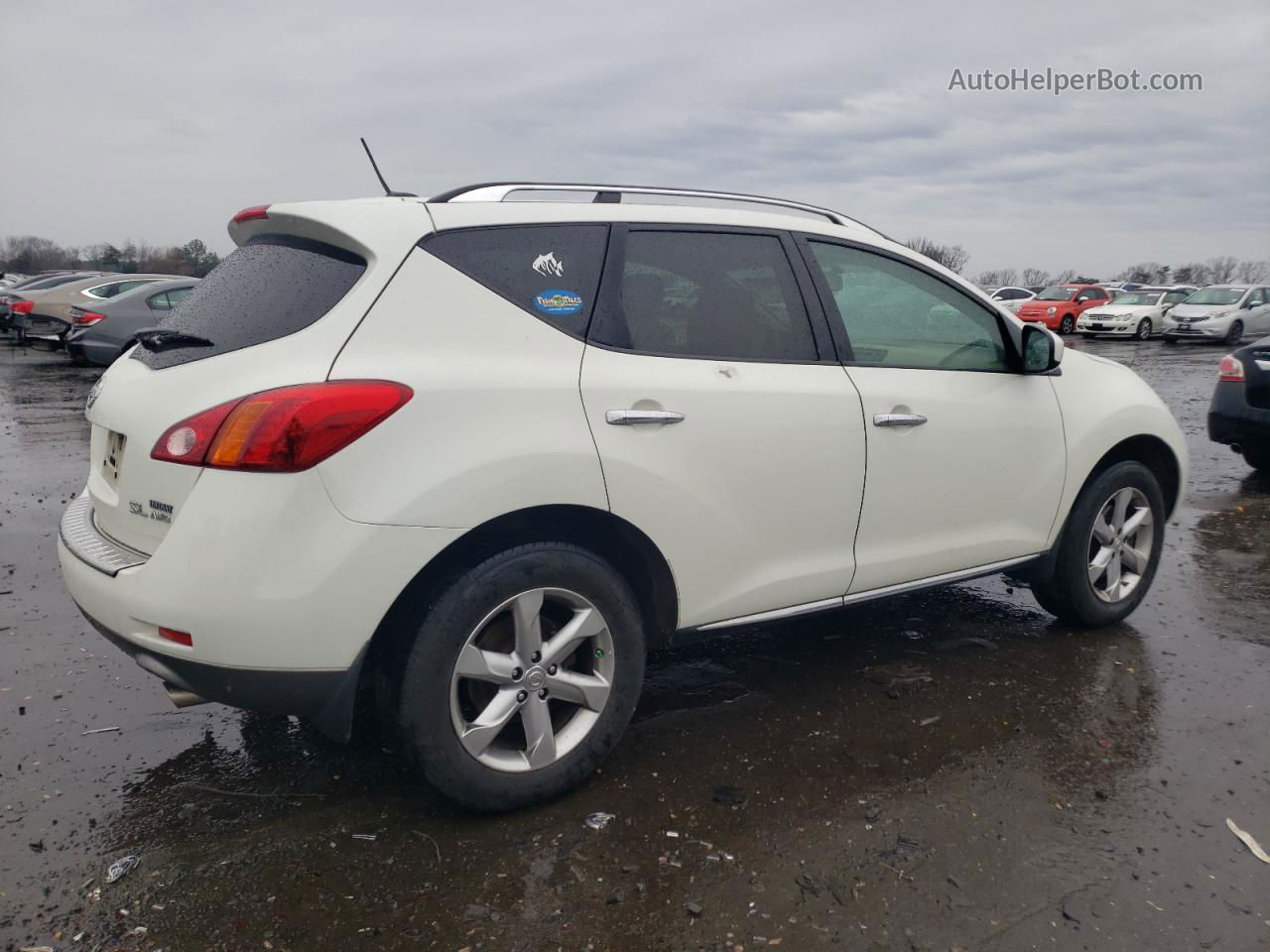 2010 Nissan Murano S White vin: JN8AZ1MW9AW131302