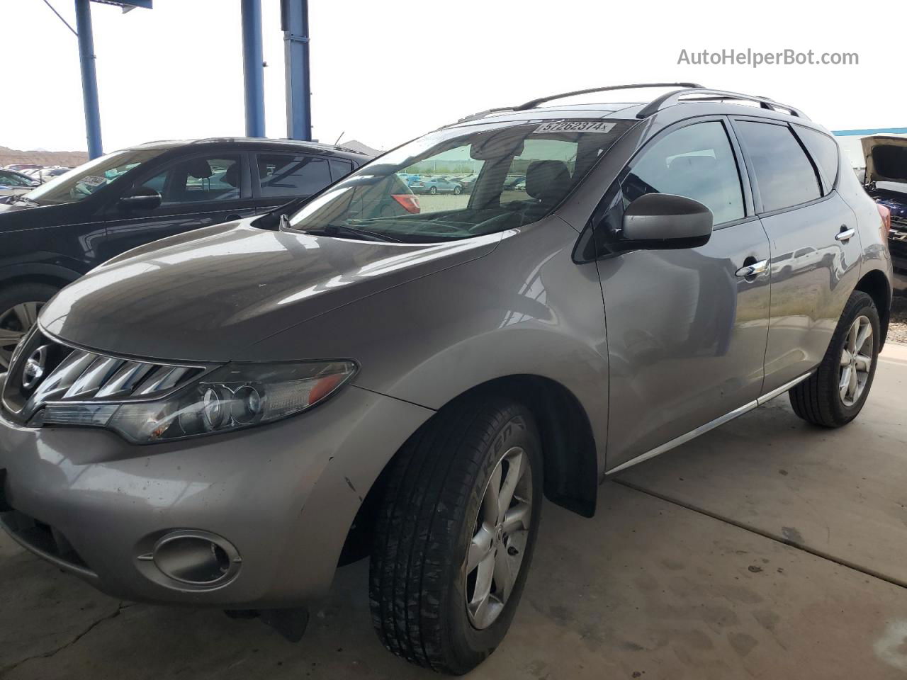 2010 Nissan Murano S Silver vin: JN8AZ1MW9AW137665