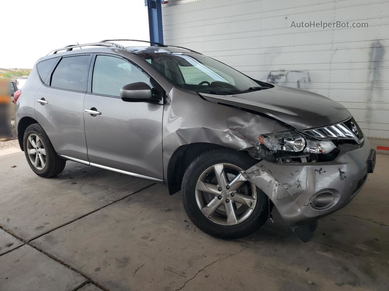 2010 Nissan Murano S Silver vin: JN8AZ1MW9AW137665