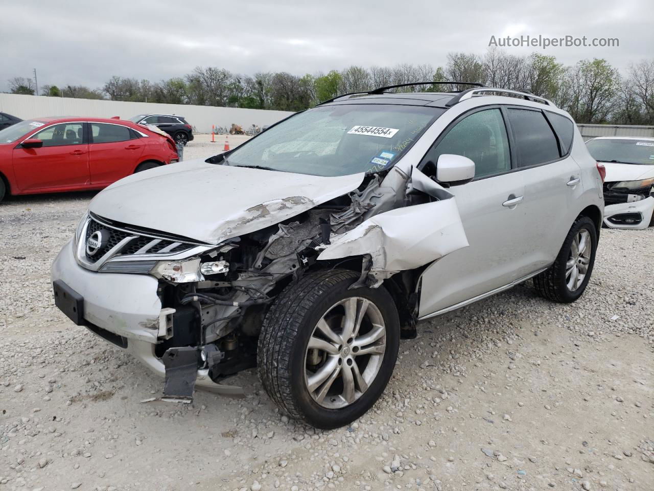 2011 Nissan Murano S Silver vin: JN8AZ1MW9BW174023