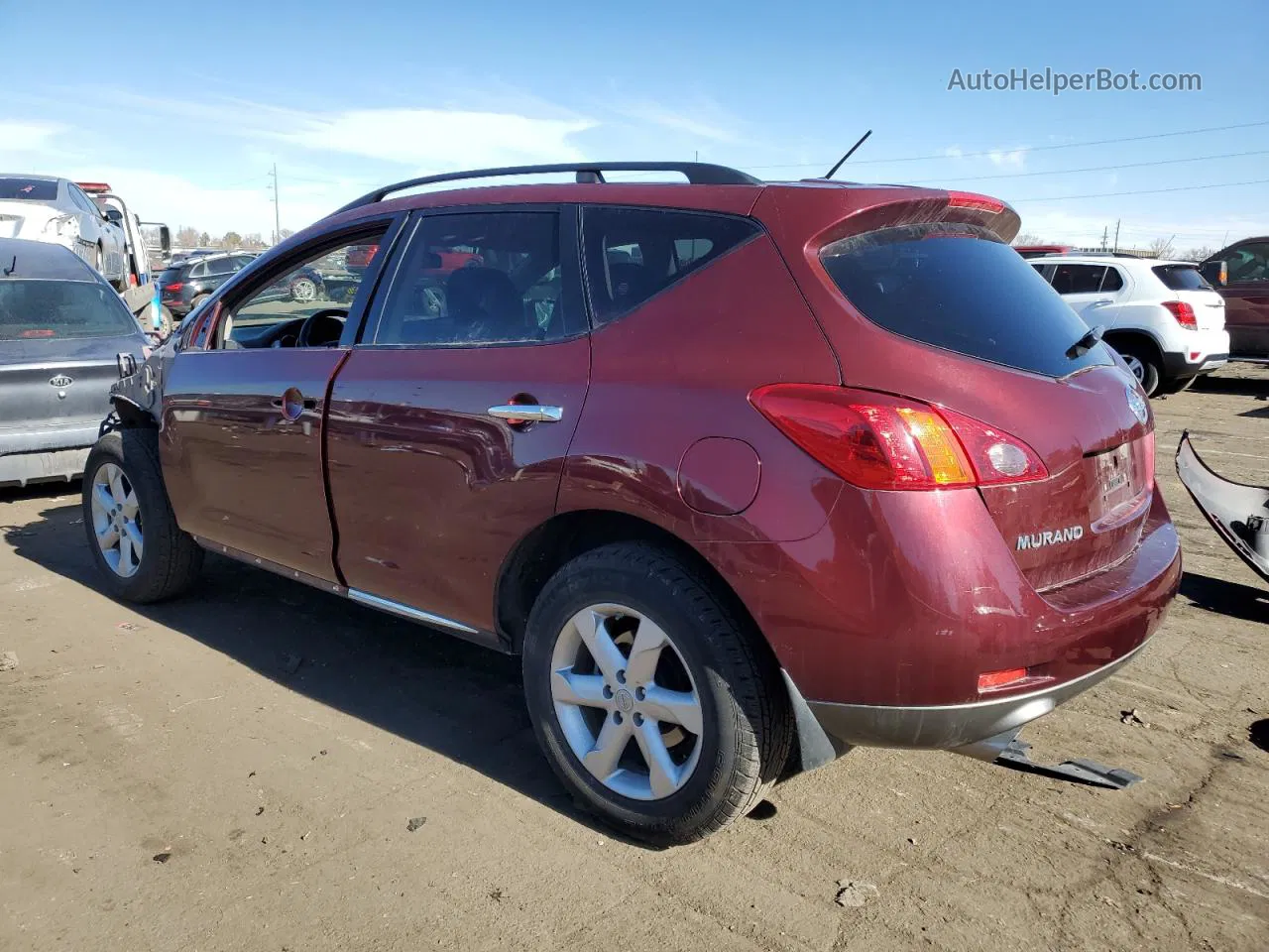 2010 Nissan Murano S Maroon vin: JN8AZ1MWXAW102584