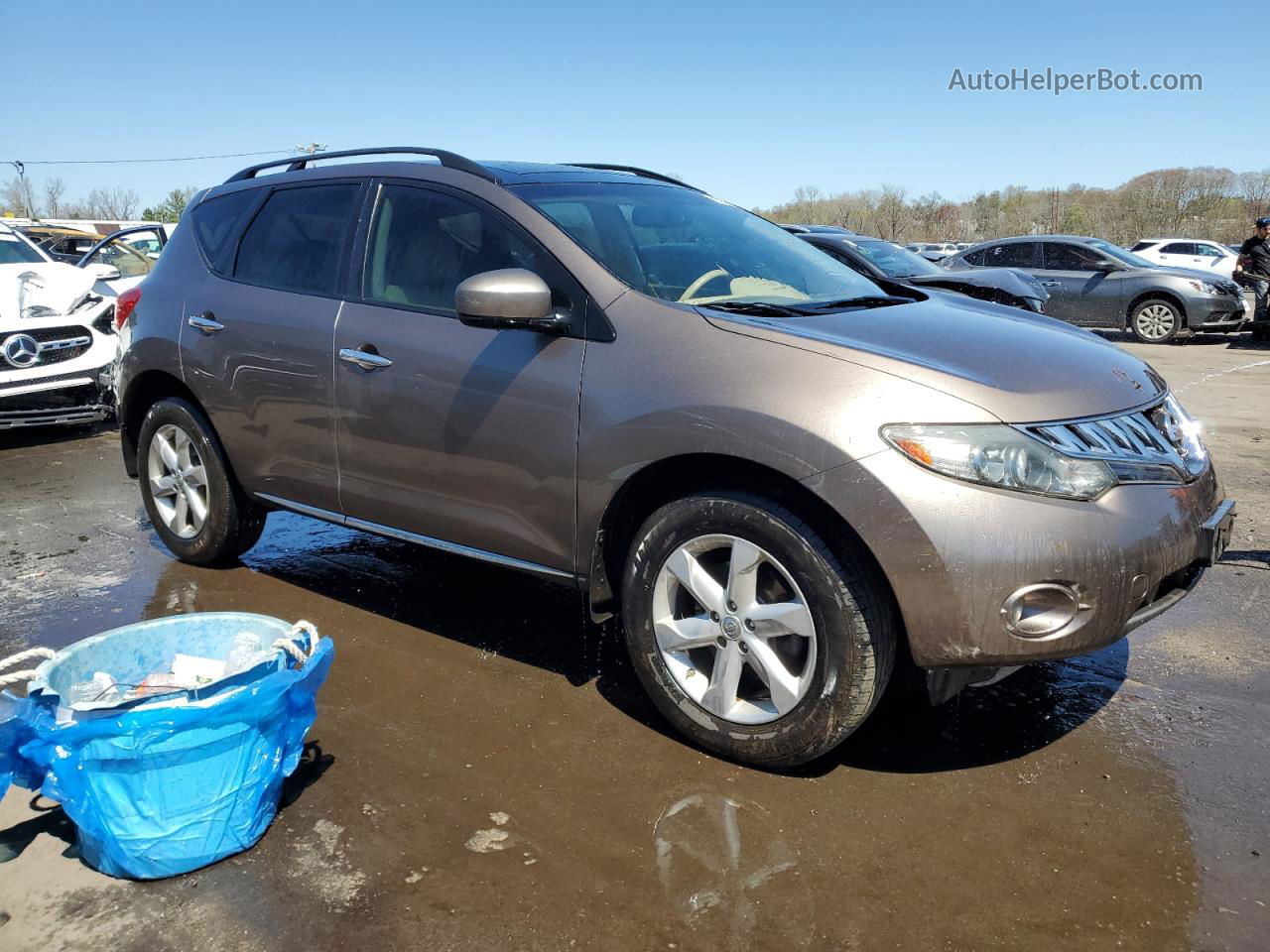 2010 Nissan Murano S Brown vin: JN8AZ1MWXAW102620