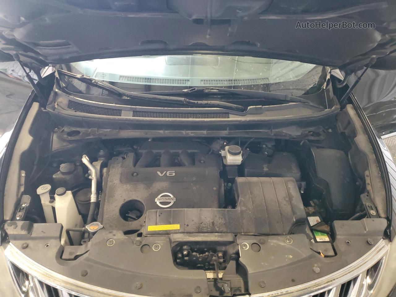 2010 Nissan Murano S Black vin: JN8AZ1MWXAW106876