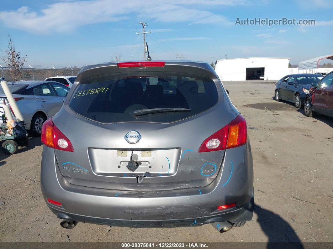 2010 Nissan Murano S Gray vin: JN8AZ1MWXAW106943