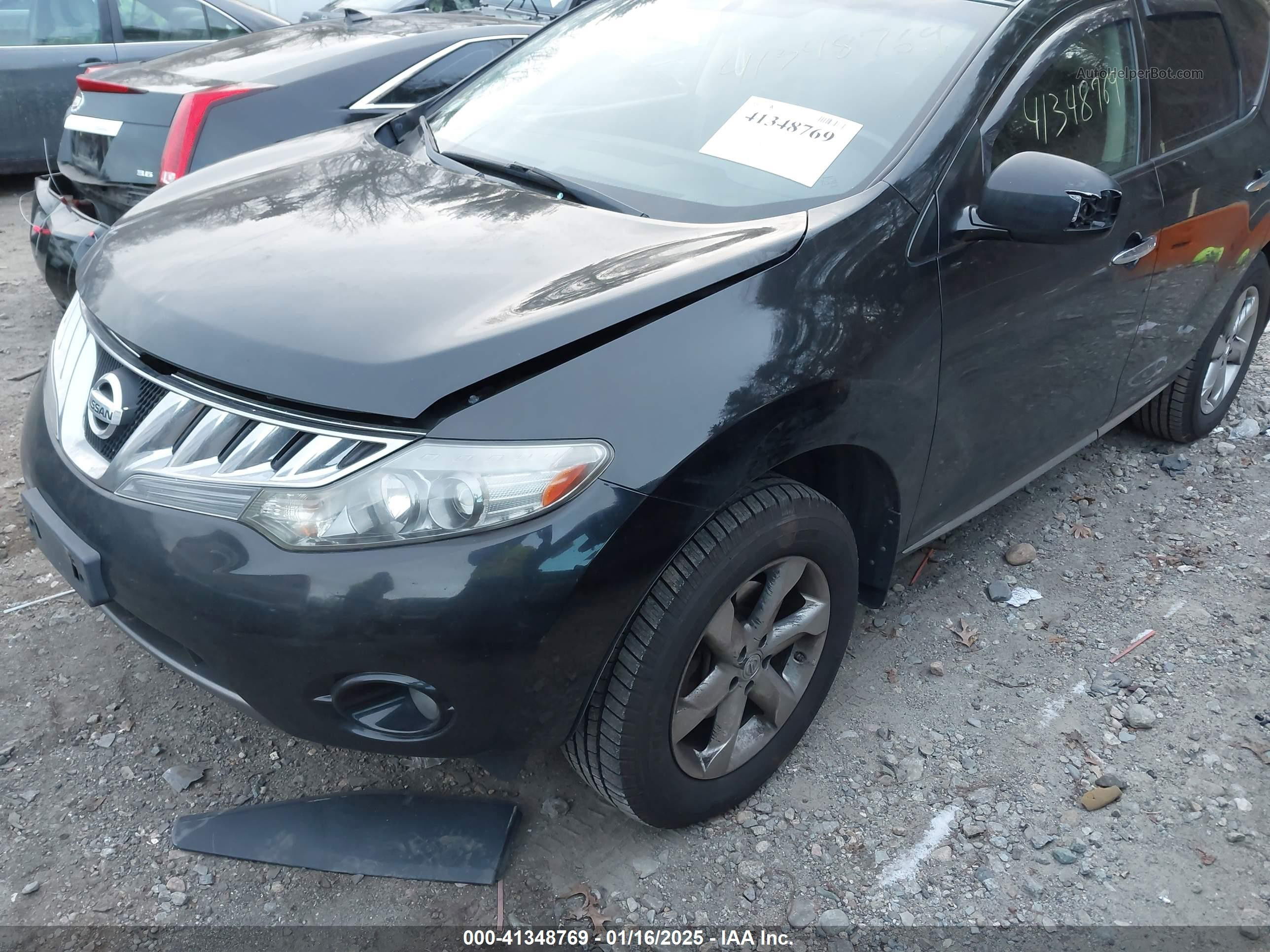 2010 Nissan Murano Sl Черный vin: JN8AZ1MWXAW121913