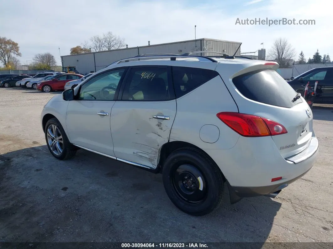 2010 Nissan Murano Le Белый vin: JN8AZ1MWXAW121958