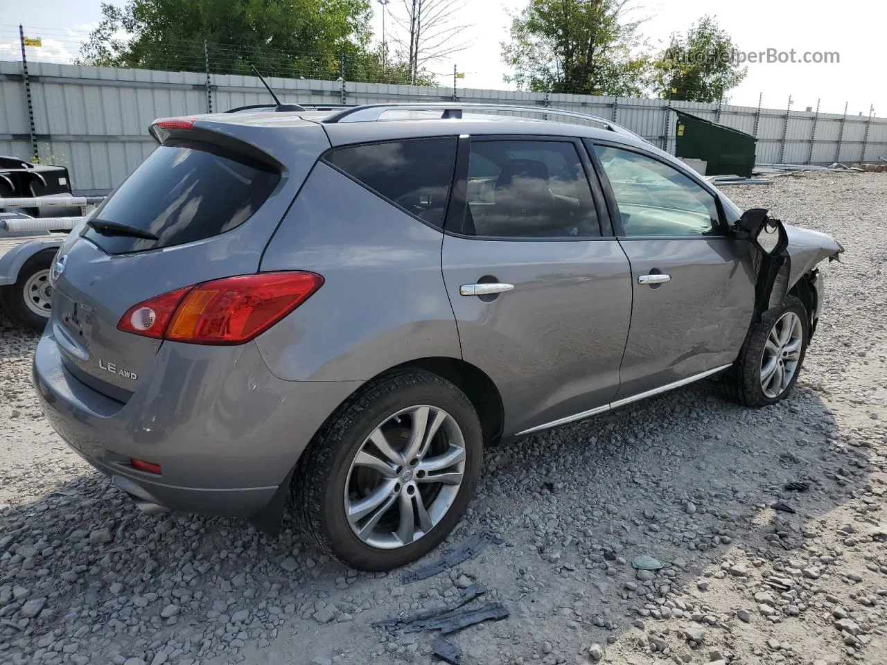 2010 Nissan Murano S Gray vin: JN8AZ1MWXAW124116