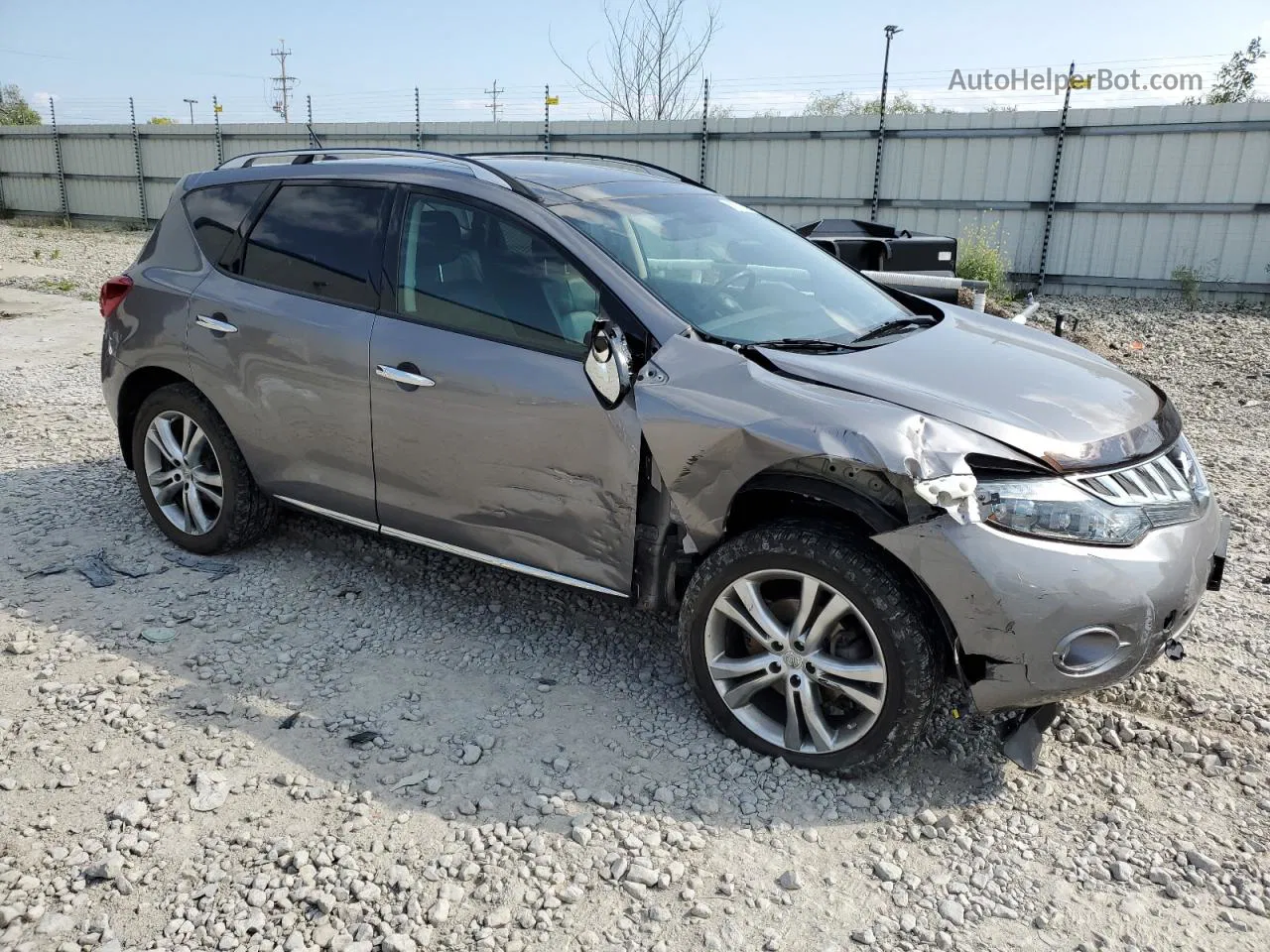 2010 Nissan Murano S Gray vin: JN8AZ1MWXAW124116