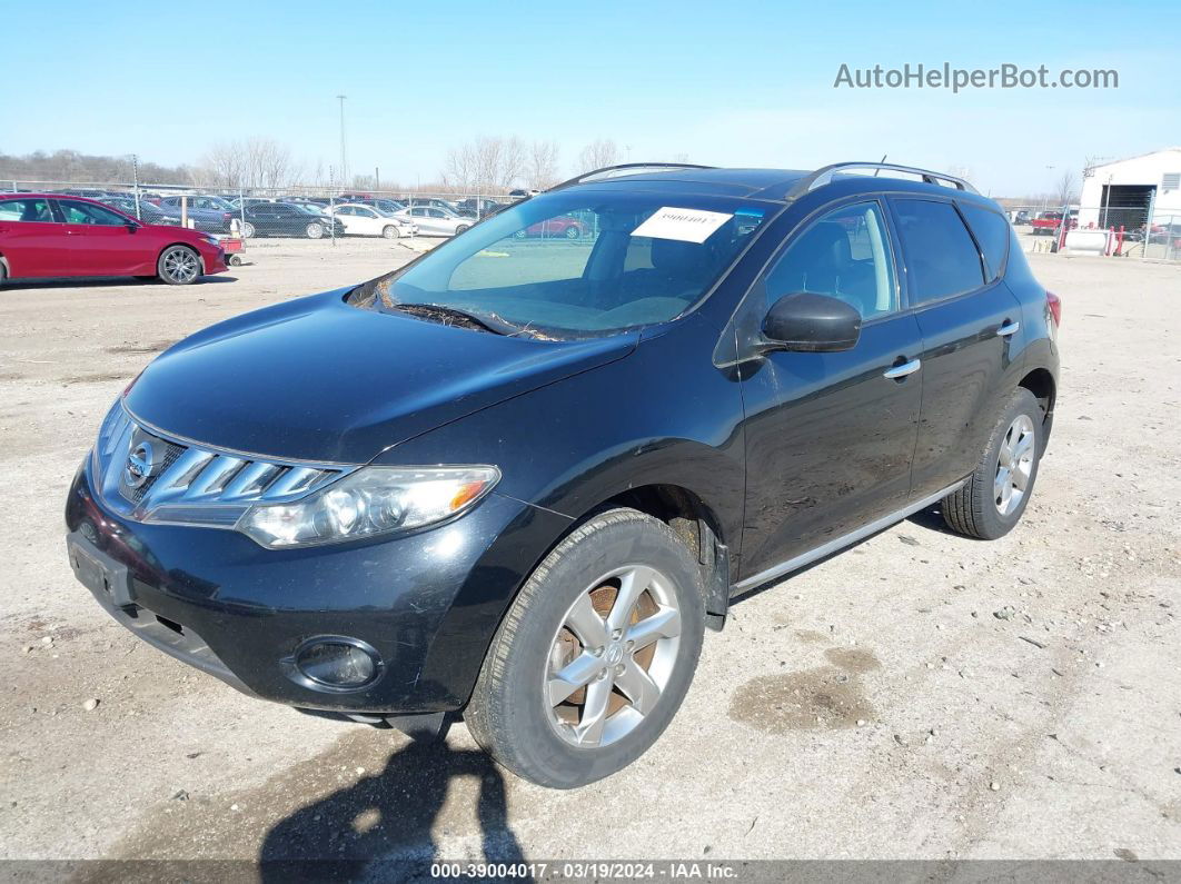 2010 Nissan Murano Sl Black vin: JN8AZ1MWXAW135908