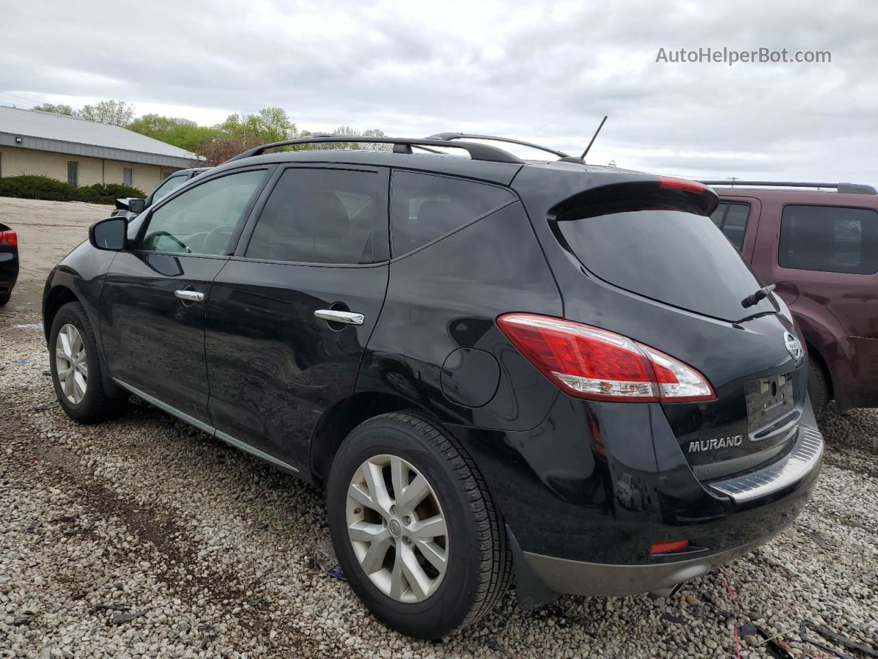 2011 Nissan Murano S Black vin: JN8AZ1MWXBW156386