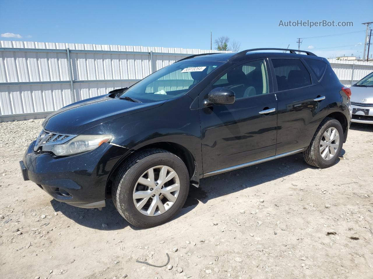 2011 Nissan Murano S Black vin: JN8AZ1MWXBW186147