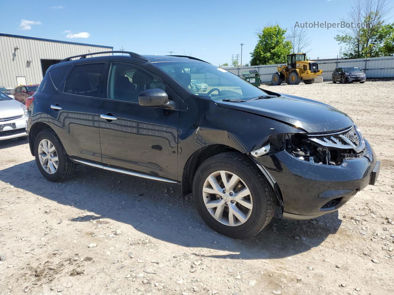 2011 Nissan Murano S Black vin: JN8AZ1MWXBW186147