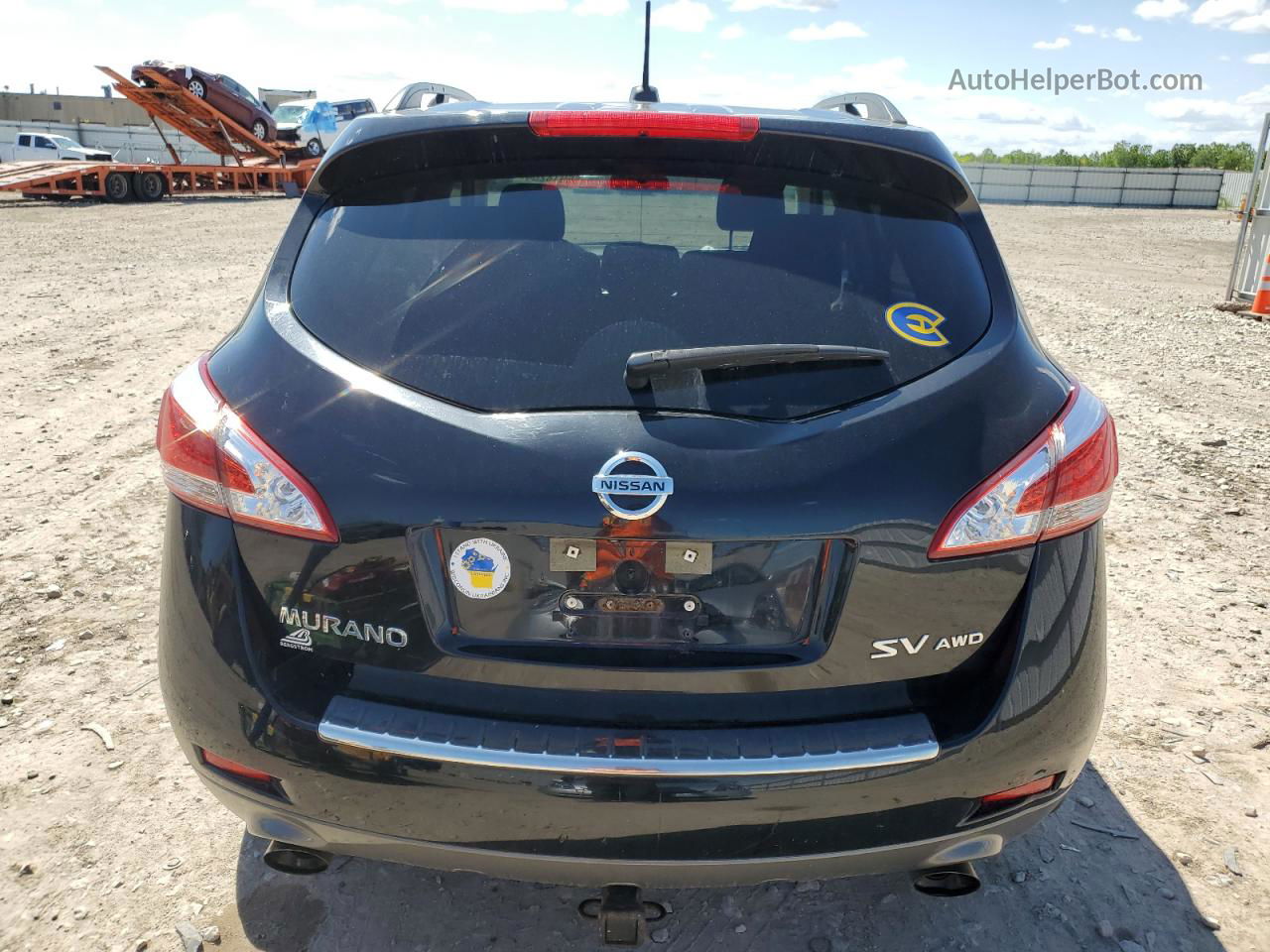 2011 Nissan Murano S Черный vin: JN8AZ1MWXBW186147