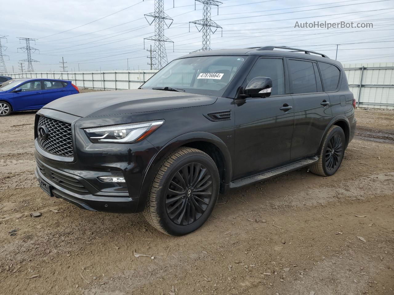 2018 Infiniti Qx80 Base Черный vin: JN8AZ2NC3J9441423