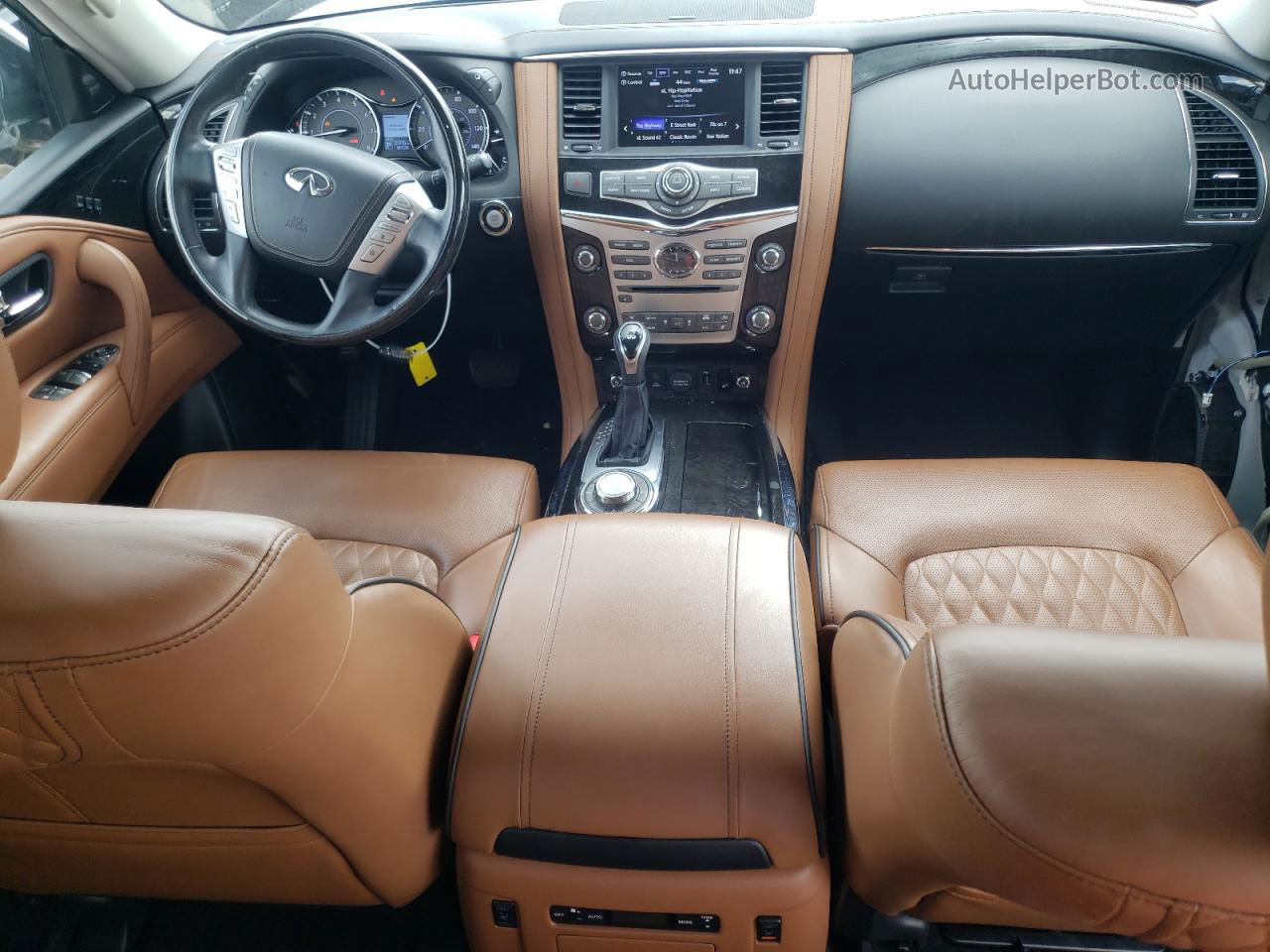 2019 Infiniti Qx80 Luxe Белый vin: JN8AZ2NC3K9460653