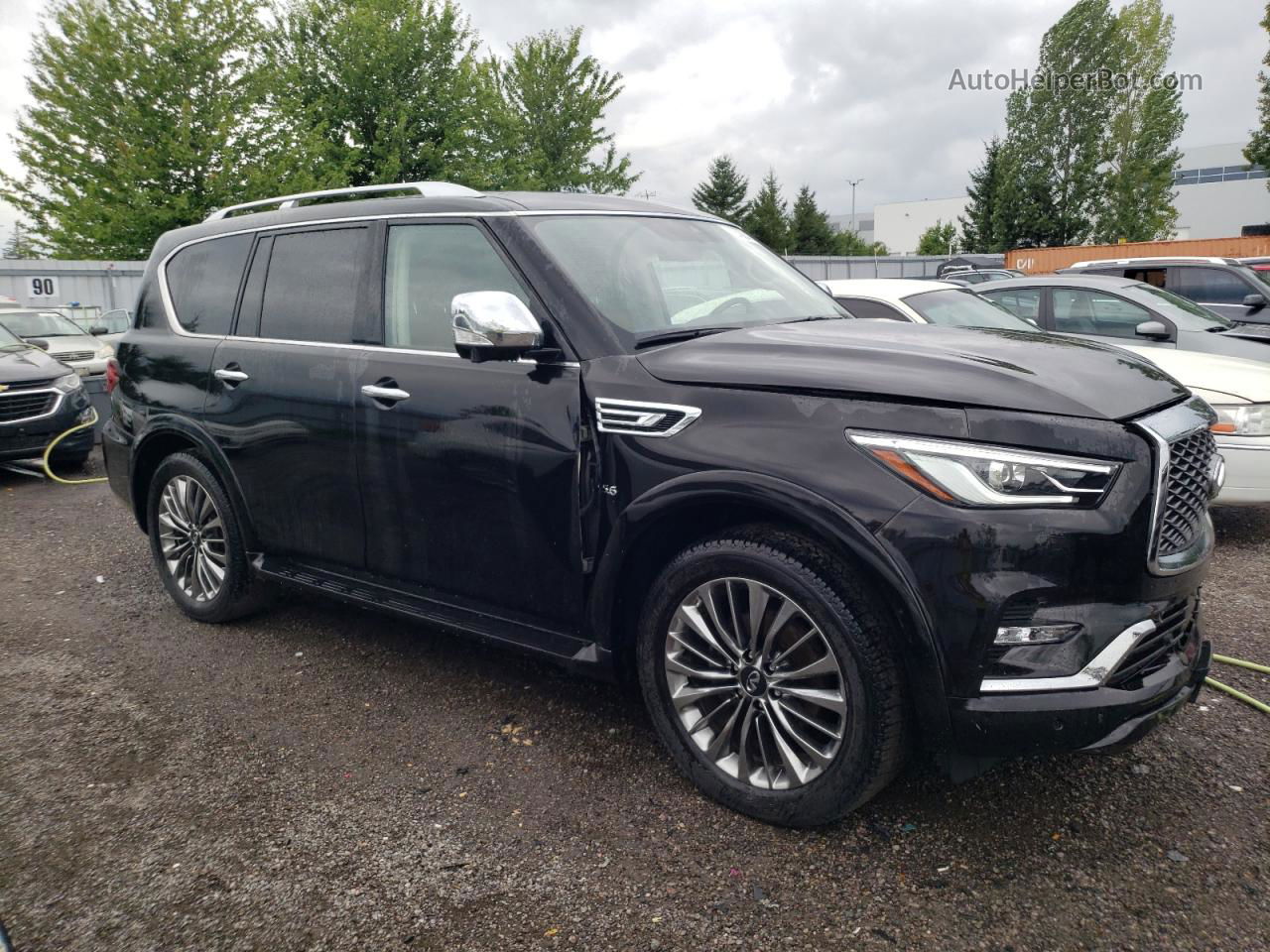 2019 Infiniti Qx80 Luxe Black vin: JN8AZ2NC6K9461067