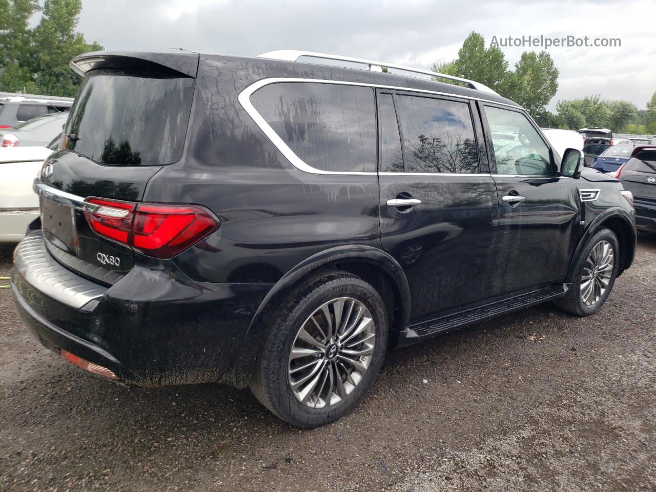 2019 Infiniti Qx80 Luxe Черный vin: JN8AZ2NC6K9461067