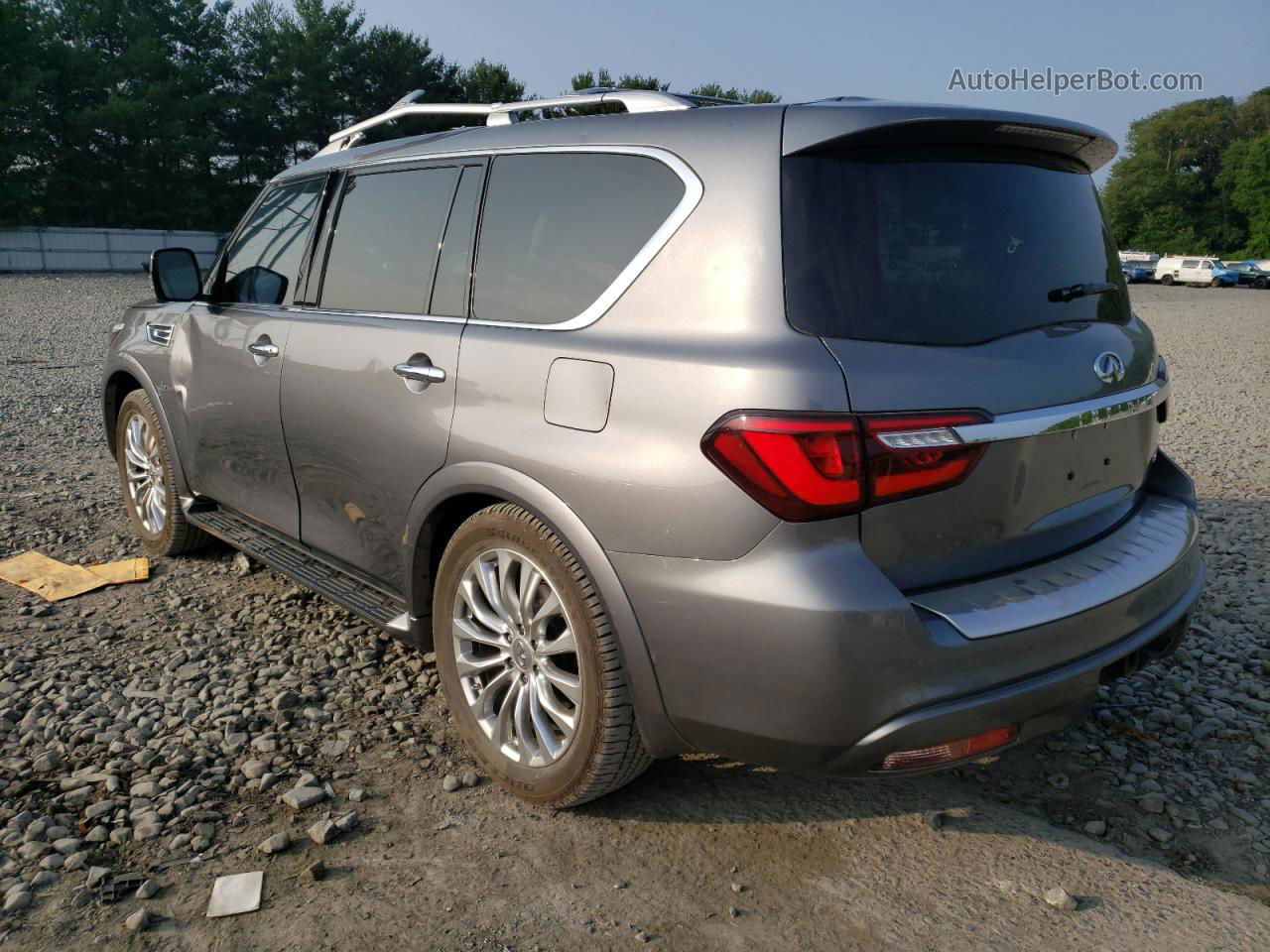 2018 Infiniti Qx80 Base Gray vin: JN8AZ2NC7J9440713