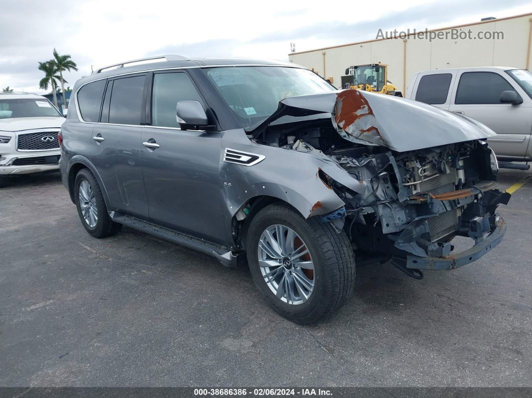 2018 Infiniti Qx80   Silver vin: JN8AZ2NC7J9440940