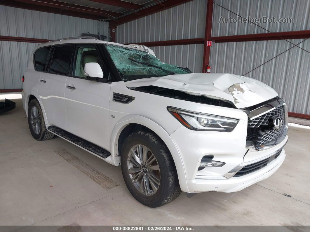 2018 Infiniti Qx80 White vin: JN8AZ2NC7J9441022