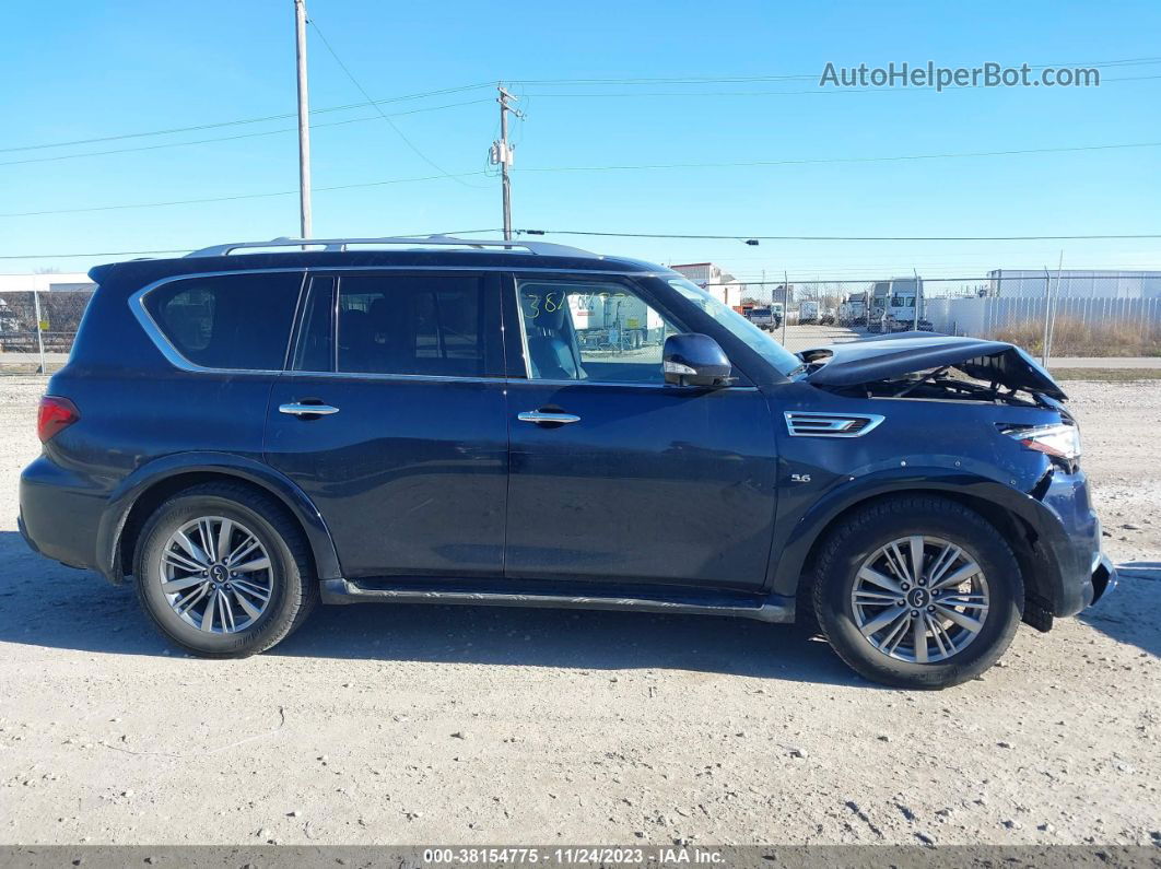 2019 Infiniti Qx80 Luxe Синий vin: JN8AZ2NC8K9461135