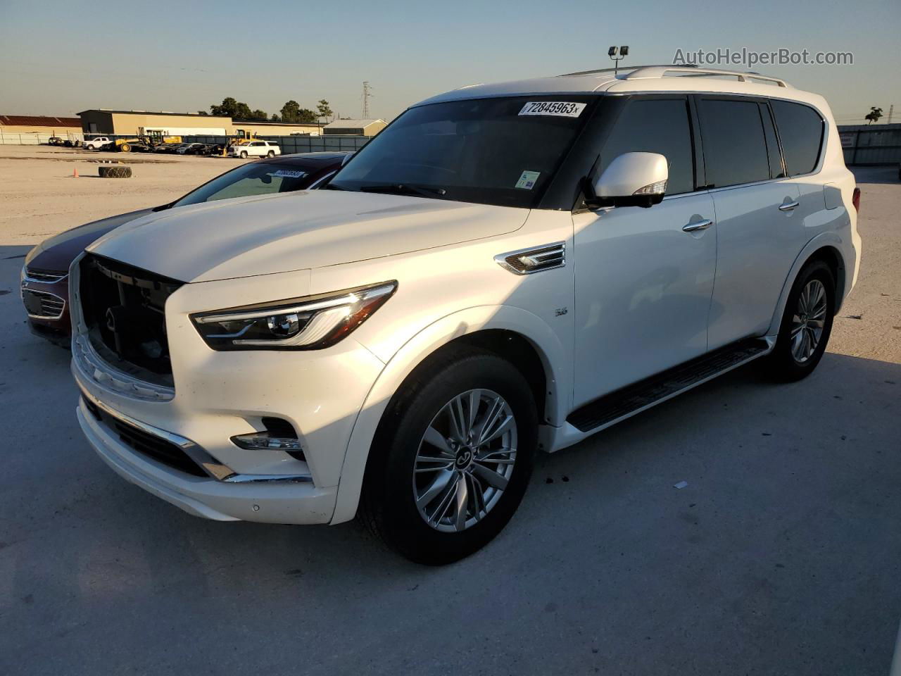 2018 Infiniti Qx80 Base Белый vin: JN8AZ2ND0J9840038