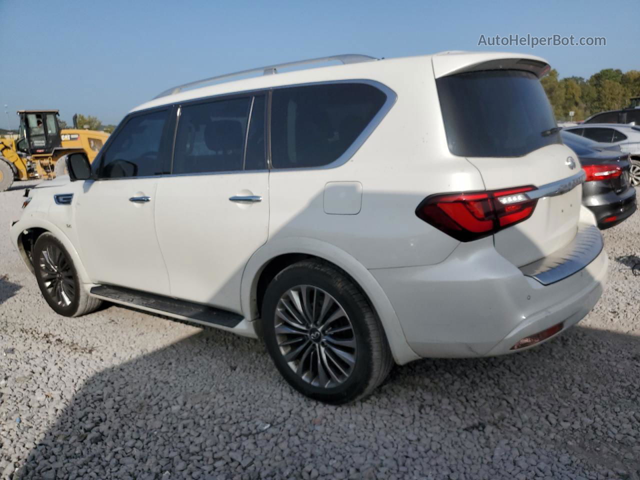 2018 Infiniti Qx80 Base White vin: JN8AZ2ND4J9840818