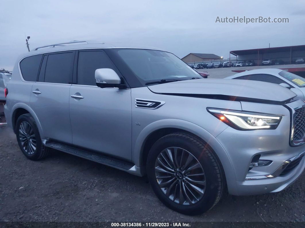 2019 Infiniti Qx80 Luxe Silver vin: JN8AZ2ND6K9850087