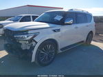 2018 Infiniti Qx80 White vin: JN8AZ2ND7J9840411