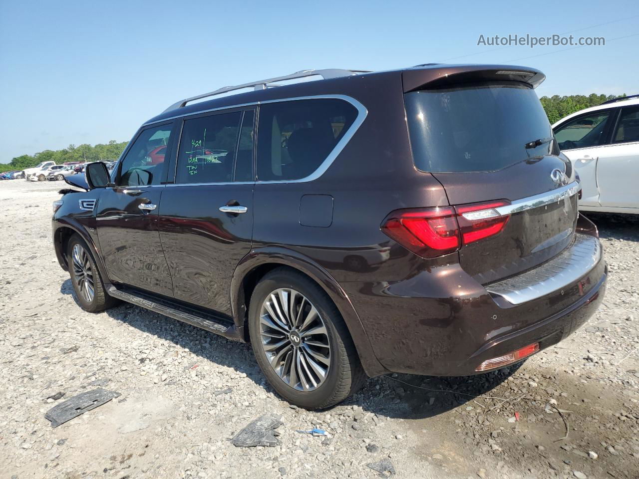 2019 Infiniti Qx80 Luxe Коричневый vin: JN8AZ2ND9K9850729