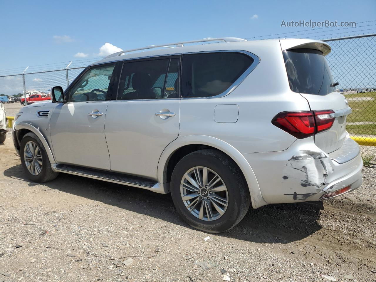 2019 Infiniti Qx80 Luxe Silver vin: JN8AZ2NDXK9850223