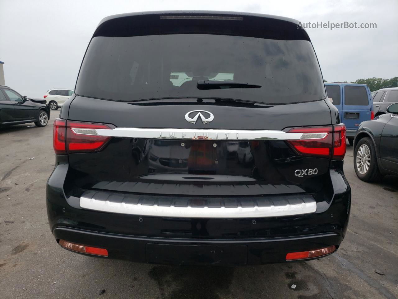 2018 Infiniti Qx80 Base Black vin: JN8AZ2NE0J9193651