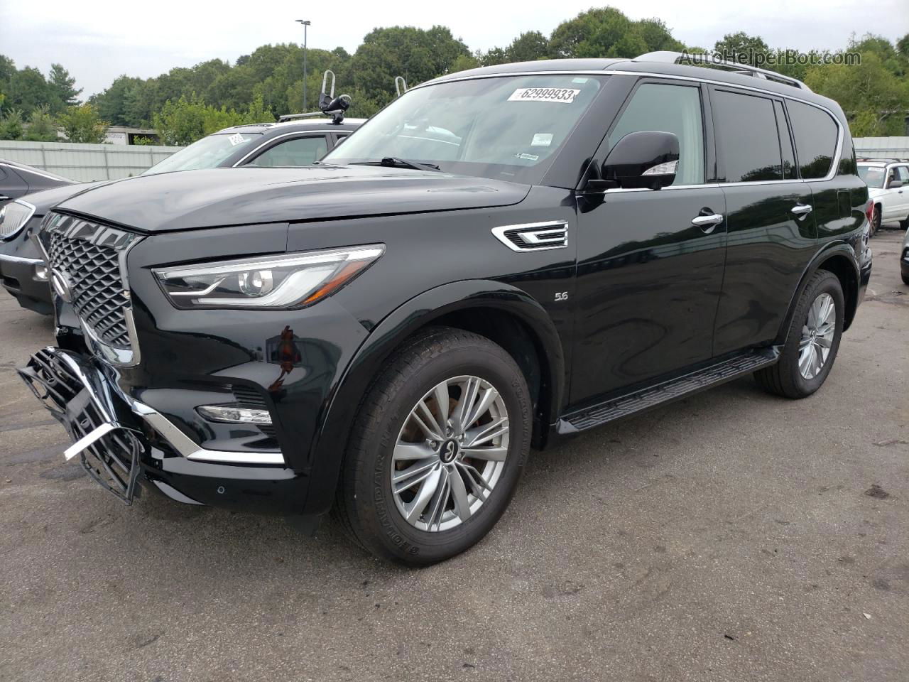 2018 Infiniti Qx80 Base Black vin: JN8AZ2NE0J9193651