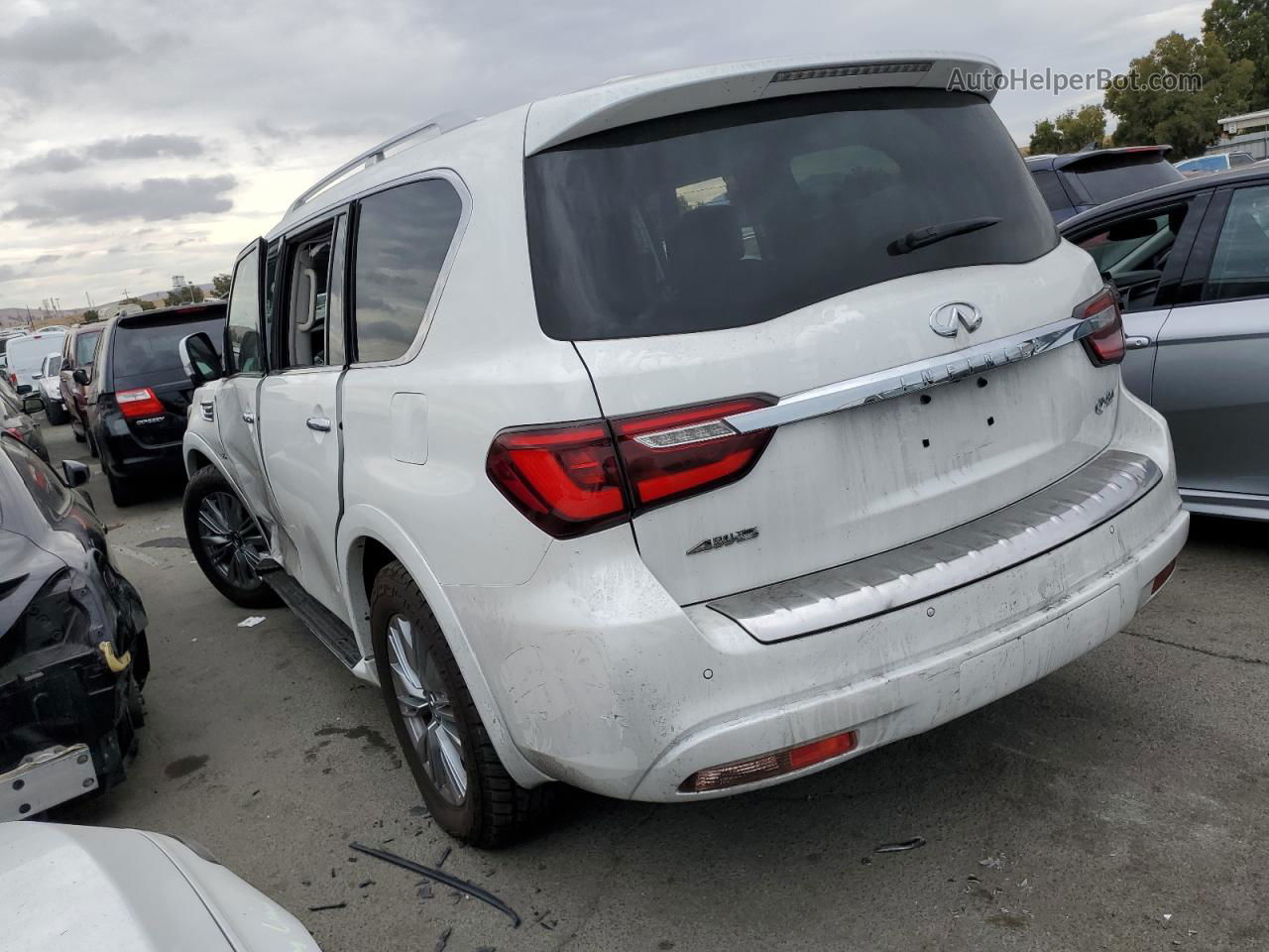 2018 Infiniti Qx80 Base Белый vin: JN8AZ2NE0J9194945