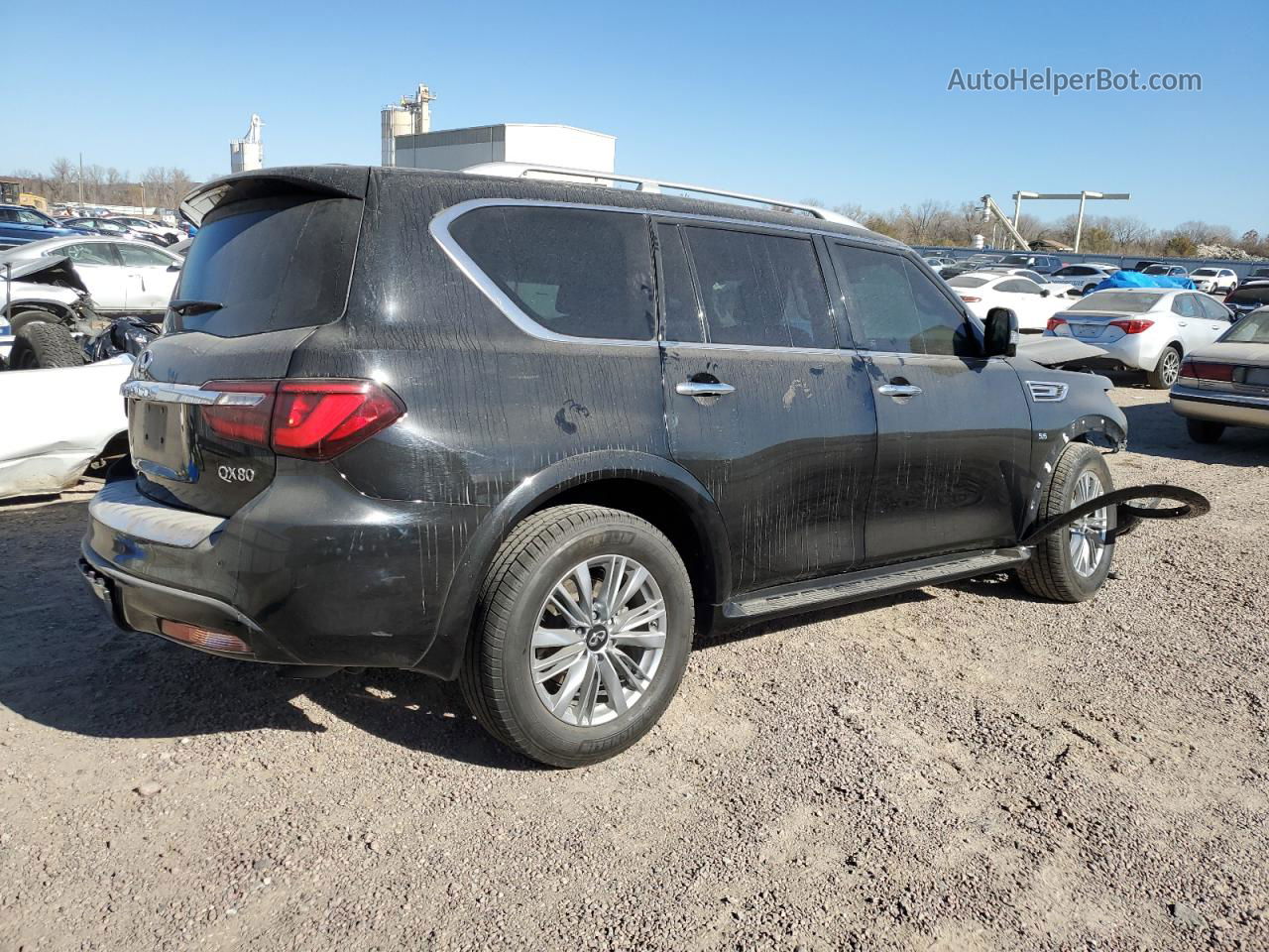 2018 Infiniti Qx80 Base Black vin: JN8AZ2NE1J9191200