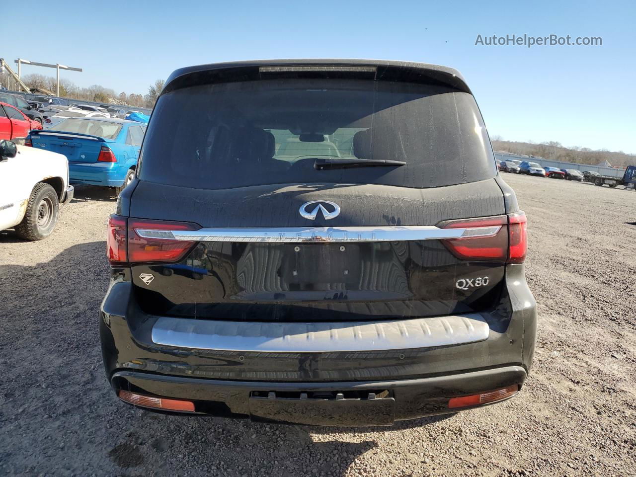 2018 Infiniti Qx80 Base Black vin: JN8AZ2NE1J9191200