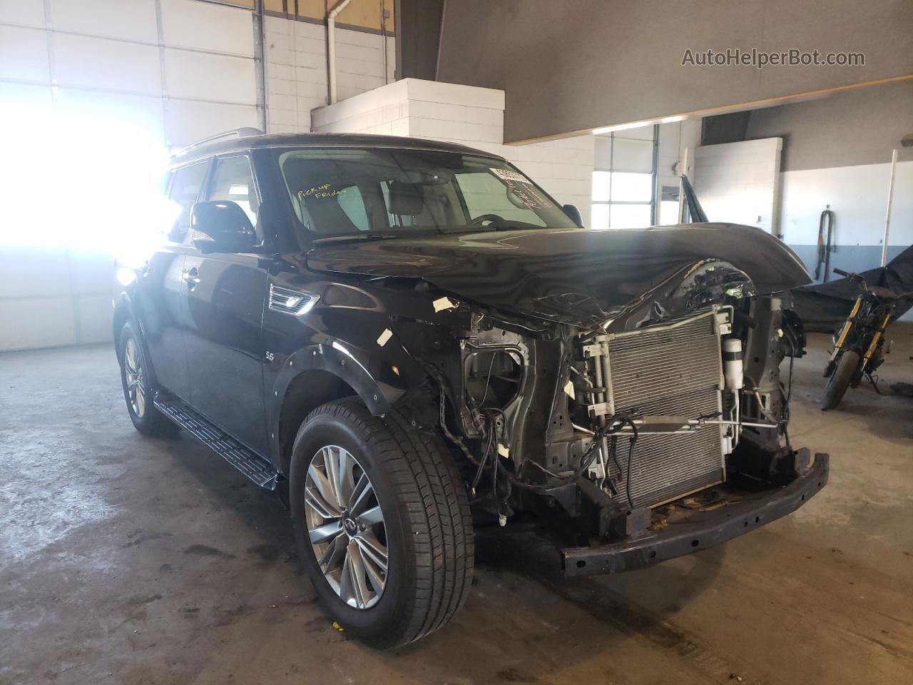 2018 Infiniti Qx80 Base Black vin: JN8AZ2NE1J9192962