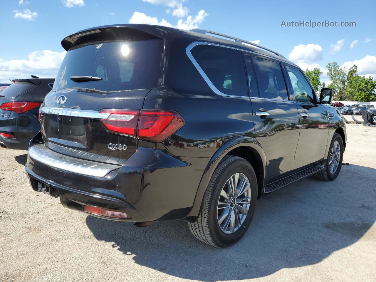 2018 Infiniti Qx80 Base Black vin: JN8AZ2NE2J9191464