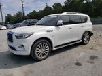 2018 Infiniti Qx80 Base White vin: JN8AZ2NE2J9191481