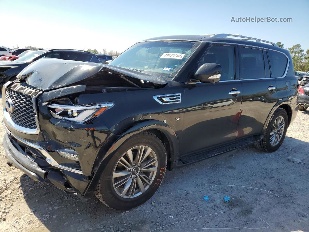 2018 Infiniti Qx80 Base Black vin: JN8AZ2NE2J9192520