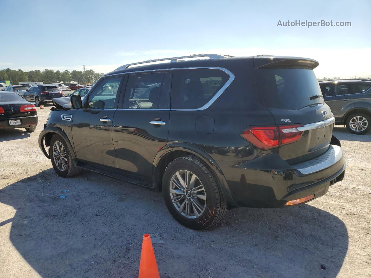 2018 Infiniti Qx80 Base Black vin: JN8AZ2NE2J9192520