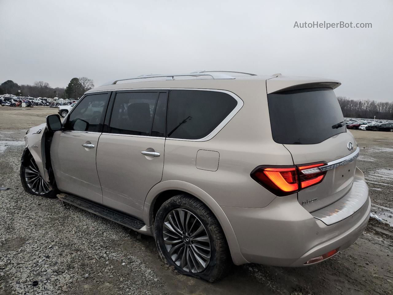 2019 Infiniti Qx80 Luxe Золотой vin: JN8AZ2NE2K9229566