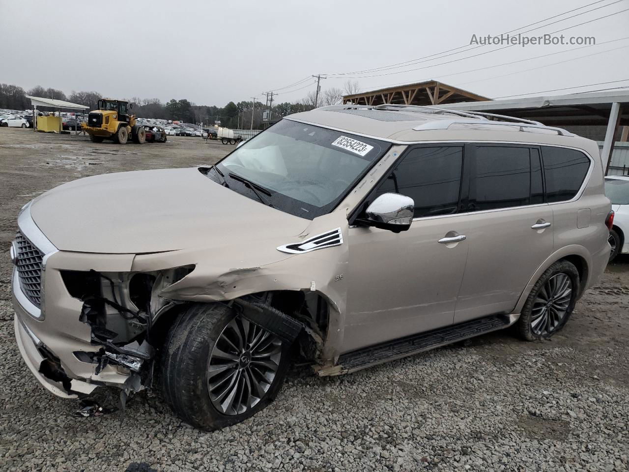 2019 Infiniti Qx80 Luxe Gold vin: JN8AZ2NE2K9229566