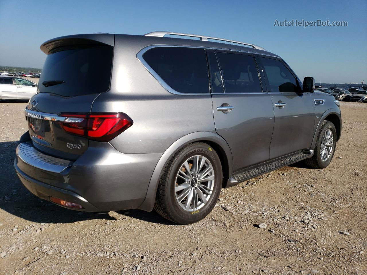 2019 Infiniti Qx80 Luxe Gray vin: JN8AZ2NE3K9235344