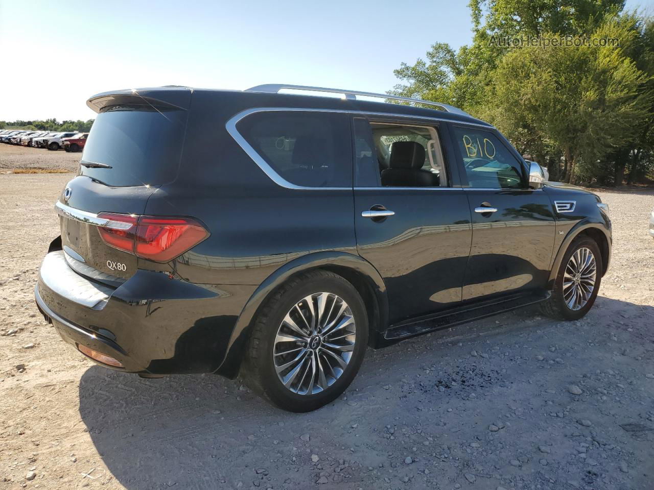 2018 Infiniti Qx80 Base Black vin: JN8AZ2NE4J9191157