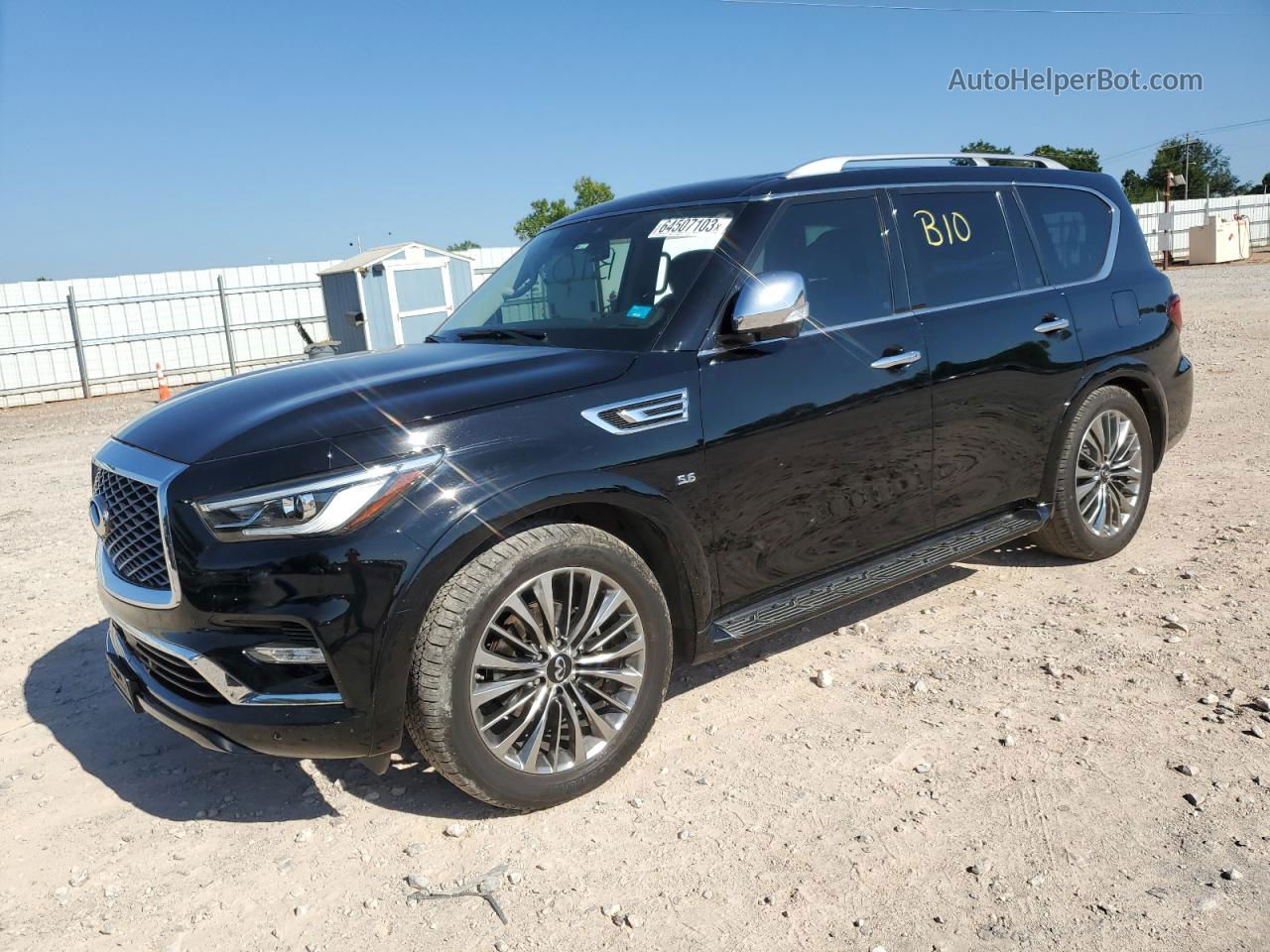 2018 Infiniti Qx80 Base Black vin: JN8AZ2NE4J9191157