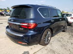 2018 Infiniti Qx80 Base Blue vin: JN8AZ2NE4J9192325