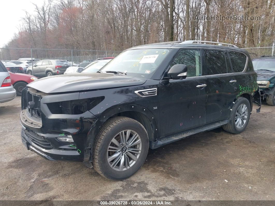 2018 Infiniti Qx80   Black vin: JN8AZ2NE4J9193359