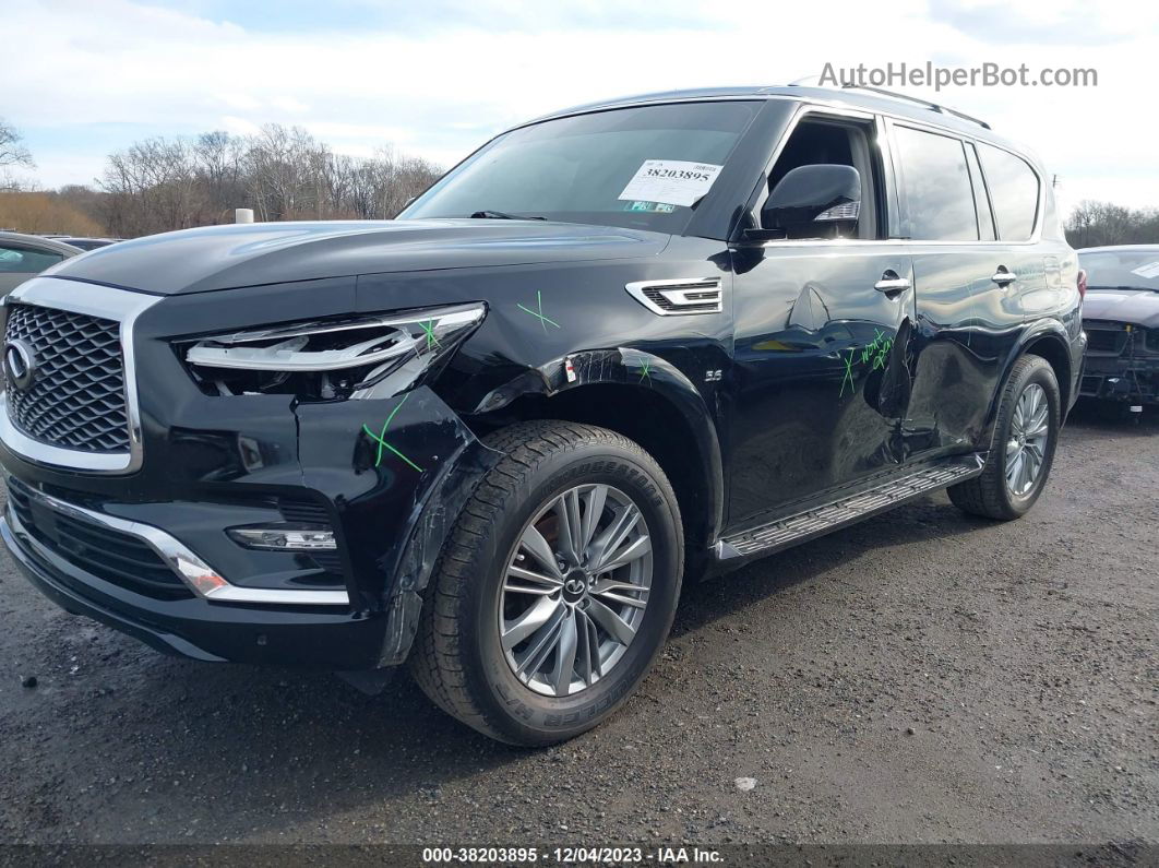 2018 Infiniti Qx80 Black vin: JN8AZ2NE4J9193927